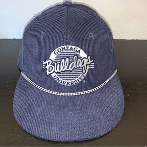The Game Gonzaga University Bulldogs Corduroy Hat NWT